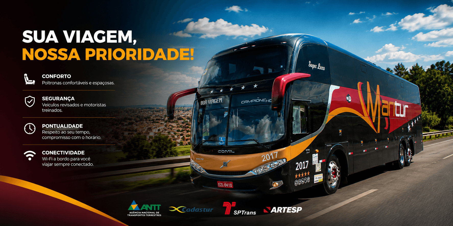 Ônibus Maritur em operação